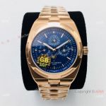 GB Factory Vacheron Constantin Overseas Perpetual Calendar Cal 1120QP Watch Rose Gold Blue Dial